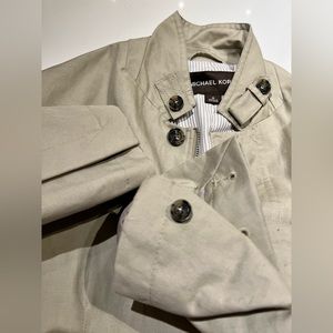 Michael Korsh trench water repellent coat for men size M